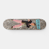 James Intveld Rockabilly Luipaard Persoonlijk Skateboard (Horizontaal)