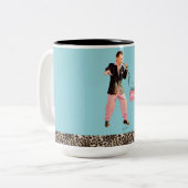 James Intveld Rockabilly Mug  Tweekleurige Koffiemok (Voorkant links)