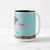 James Intveld Rockabilly Mug  Tweekleurige Koffiemok (Voorkant rechts)