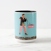 James Intveld Rockabilly Mug  Tweekleurige Koffiemok (Center)