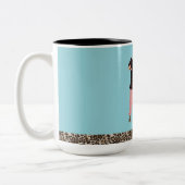 James Intveld Rockabilly Mug  Tweekleurige Koffiemok (Links)