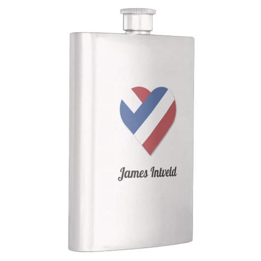 James Intveld with Netherlands Heart Flag Flacon (Rechts)
