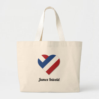 James Intveld with Netherlands Heart Grote Tote Bag