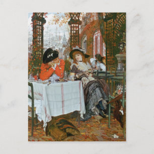 James Jacques Joseph Tissot A Luncheon Briefkaart