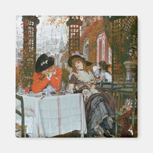 James Jacques Joseph Tissot | A Luncheon Magneet (Voorkant)