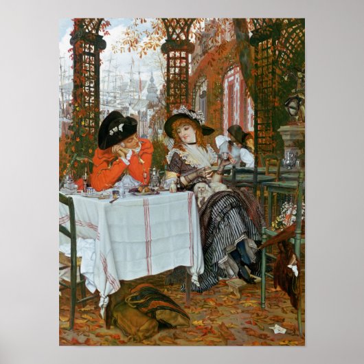 James Jacques Joseph Tissot | A Luncheon Poster (Voorkant)