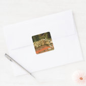 James Jacques Joseph Tissot | Verlaten Vierkante Sticker (Envelop)