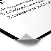 James, jongen gepersonaliseerde naam definitie poster (Hoek)