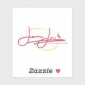 James Joseph Signature Vinyl sticker (Vel)