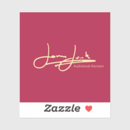 James Joseph Vinyl sticker