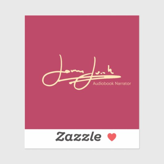 James Joseph Vinyl sticker (Vel)