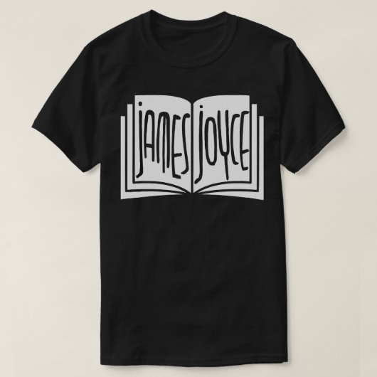 James Joyce Book T-shirt (Design voorkant)