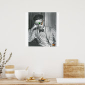 JAMES JOYCE DOOR HET BURBANK ROOS POSTER (Keuken)