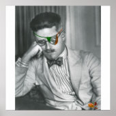JAMES JOYCE DOOR HET BURBANK ROOS POSTER (Voorkant)
