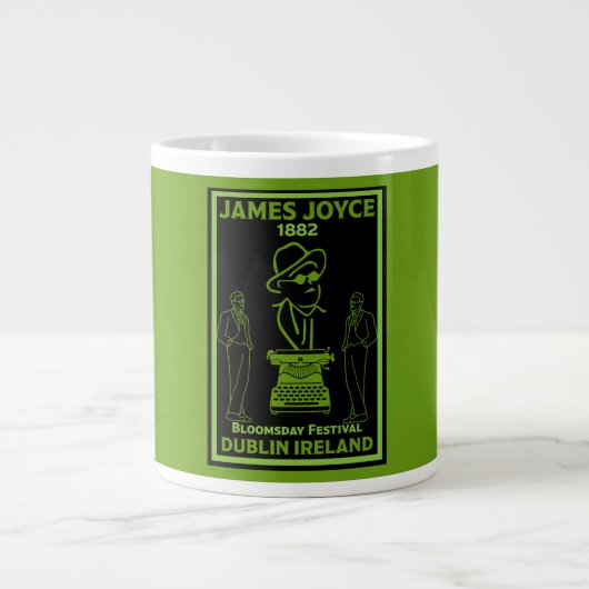 James Joyce Dublin Ierland Grote Koffiekop (Voorkant)