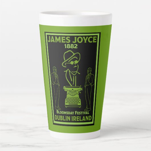 James Joyce Dublin Ierland Latte Mok (Voorkant)