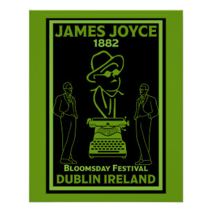 James Joyce Dublin Ierland Perfect Poster