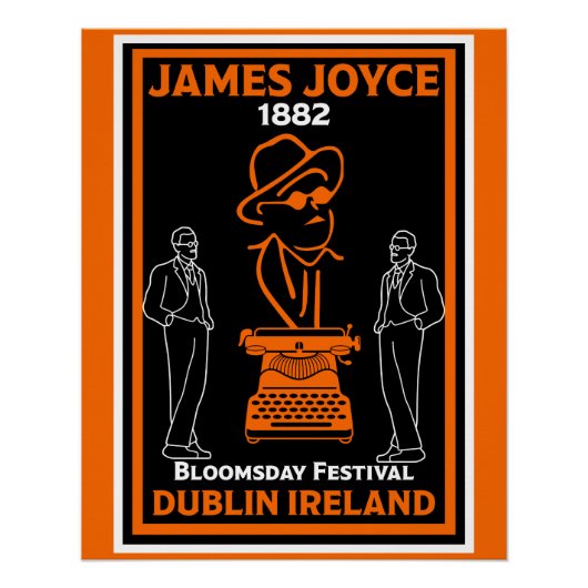 James Joyce Dublin Ierland Perfect Poster (Voorkant)