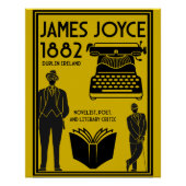 James Joyce Dublin Ierland Perfect Poster (Voorkant)