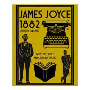 James Joyce Dublin Ierland Perfect Poster