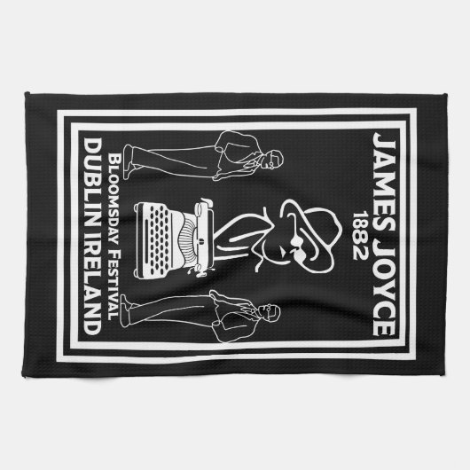 James Joyce Dublin Ierland Theedoek (Horizontaal)