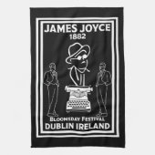 James Joyce Dublin Ierland Theedoek (Verticaal)