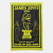 James Joyce Dublin Ierland Theedoek (Verticaal)