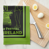 James Joyce Dublin Ierland Theedoek (Quarter Fold)