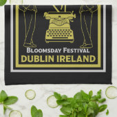 James Joyce Dublin Ierland Theedoek (Gevouwen)