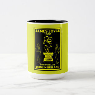 James Joyce Dublin Ierland Tweekleurige Koffiemok