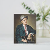 James Joyce "Errors/Portals" Citaat Gifts & Kaarte Briefkaart (Staand voorkant)