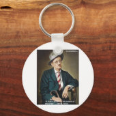 James Joyce "Errors/Portals" Citaat Gifts & Kaarte Sleutelhanger (Voorkant)