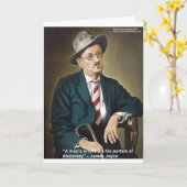 James Joyce "Errors/Portals"-citaten en -kaarten Kaart (Gele Bloem)