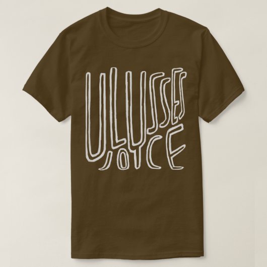 James Joyce Ierse schrijver Ulysses T-shirt (Design voorkant)