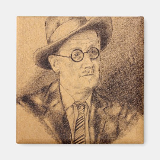 James Joyce Magneet (Voorkant)