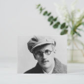  James Joyce Portrait Briefkaart (Staand voorkant)