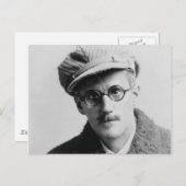  James Joyce Portrait Briefkaart (Voorkant / Achterkant)