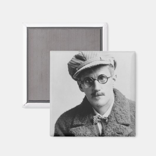  James Joyce Portrait Magneet (Voorkant / Achterkant)