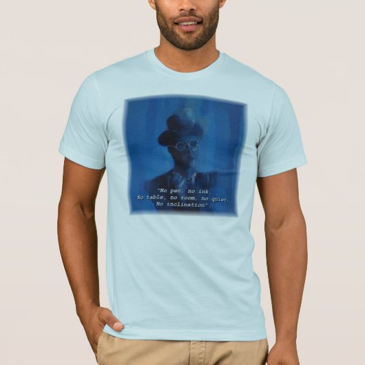 James Joyce Quote "No Pen, No Ink" T Shirt (Voorkant)