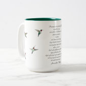 James Joyce Quote Tweekleurige Koffiemok (Voorkant links)