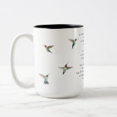 James Joyce Quote Tweekleurige Koffiemok (Links)