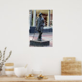 James Joyce Statue, Dublin Ierland Poster (Keuken)