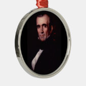 James K. Polk 11th US President Metalen Ornament (Rechts)