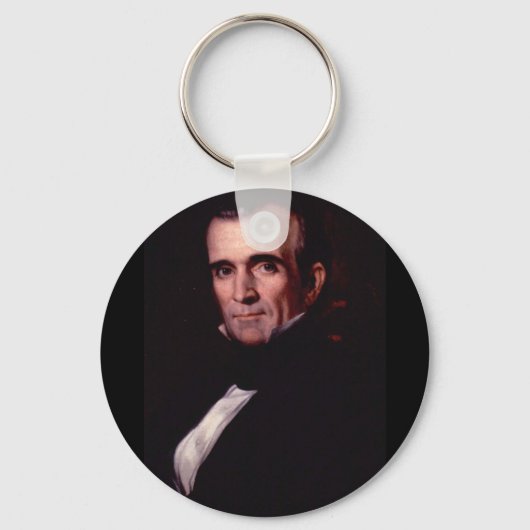 James K. Polk 11th US President Sleutelhanger (Voorkant)