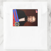 James K. Polk Baseball Card Rechthoekige Sticker (Tas)