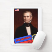 James K. Polk-honkbalkaart Muismat (Met muis)