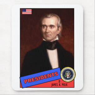 James K. Polk-honkbalkaart Muismat