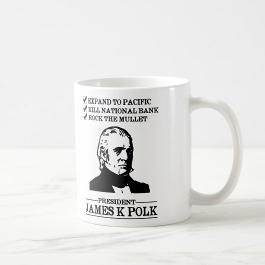 James K Polk Koffiemok (Rechts)