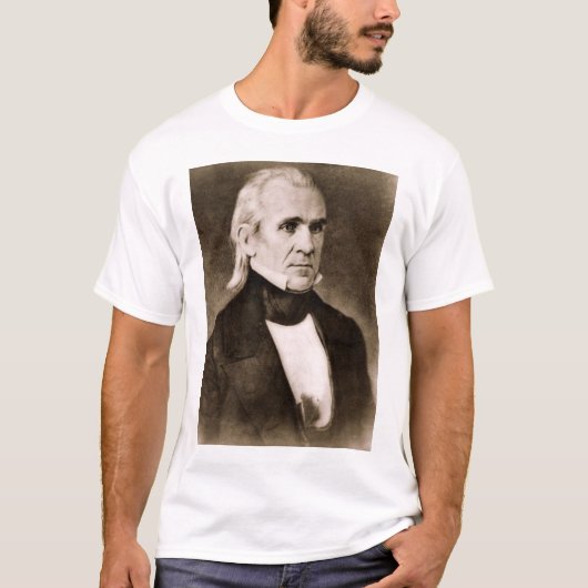 James K Polk T-shirt (Voorkant)