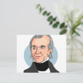 James Knox Polk Briefkaart (Staand voorkant)